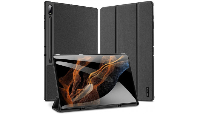 DUX DUCIS case DOMO foldable with pencil storage for SAMSUNG Tab S8 Ultra/S9 Ultra black