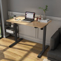 Töölaud ERGO OPTIMAL 1-mootoriga 140x70cm, hikkoripuu