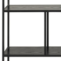 Plaukts SEAFORD 135x35xH150cm, melns