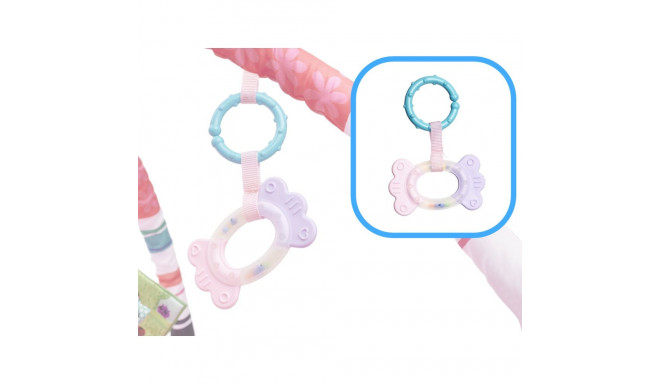 Hariduslike pallidega mänguväljak roosa