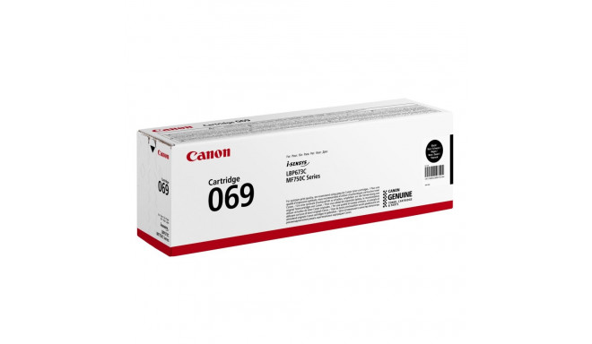 Canon 069 -lasertoonerikassett, must
