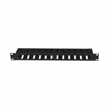19" CABLE MANAGMEMENT METAL 1U TYPE A BLACK LANBERG