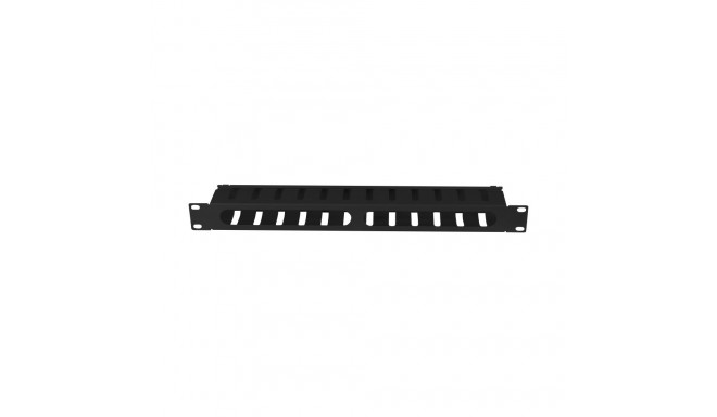 19" CABLE MANAGEMENT METAL 1U TYPE A BLACK LANBERG