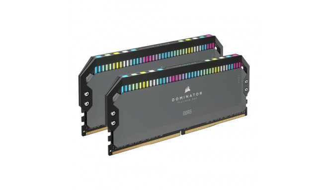 CORSAIR DOMINATOR PLATINUM RGB 32GB 2x16GB DDR5 6000MT/s DIMM Unbuffered 30-36-36-76 Std PMIC AMD EX