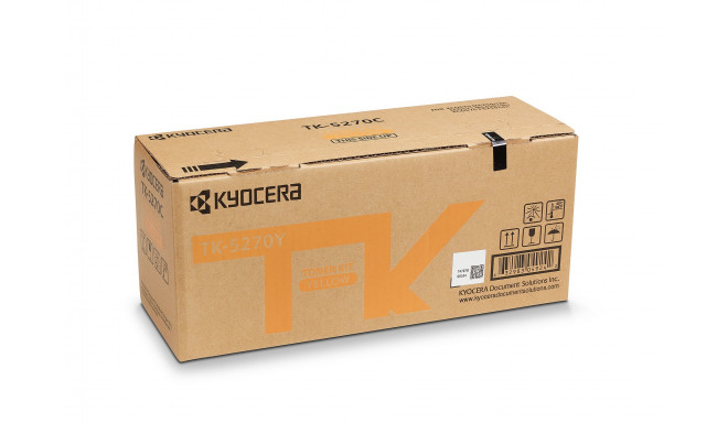 Tooner Kyocera TK-5270Y Kollane Must