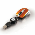 Verbatim Go Mini Optical Mouse USB-A 1000 dpi orange/orange 49023