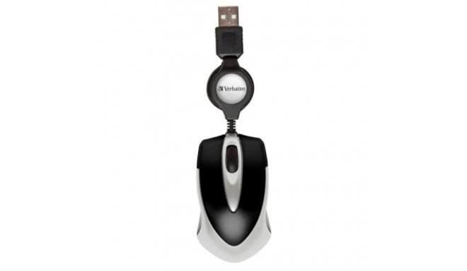Verbatim Go Mini optiline hiir USB-A 1000 dpi must 49020