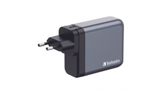 Verbatim GaN 140W seinalaadija 3xUSB-C/USB-A + EL/UK/US GNC-140 adapter 32203