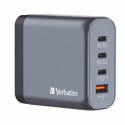 Verbatim GaN 140W mains charger 3xUSB-C/USB-A + EU/UK/US GNC-140 adapter 32203