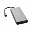Verbatim Adapter Hub USB-C - 2xHDMI/DP/Eternet/6xUSB-A/Jack 3.5mm/2xUSB-C aluminum/aluminum 32153