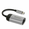 Verbatim Adapter USB-C - Eternet aluminum/aluminum 49146