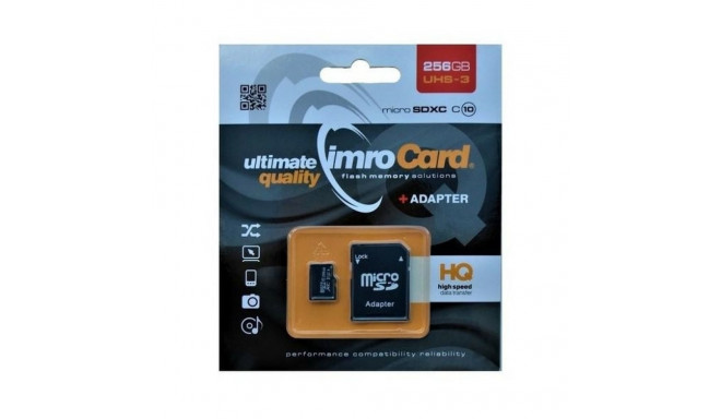 MicroSDXC 256GB Imro+ adp10C UHS-3 mälukaart