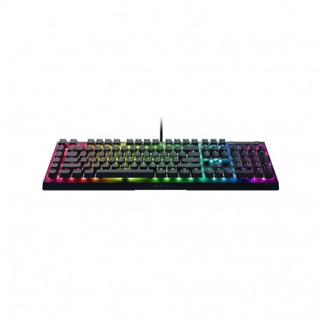 Razer mehaaniline mängurklaviatuur BlackWidow V4 X juhtmega US-klahvistik kollaste mehaaniliste lüli
