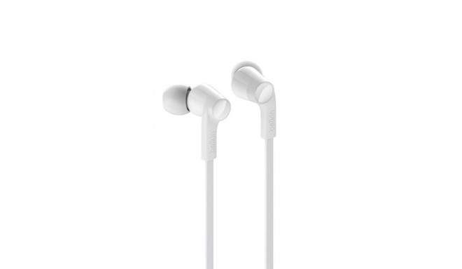 Belkin Rockstar Headphones Wired In-ear Calls/Music White