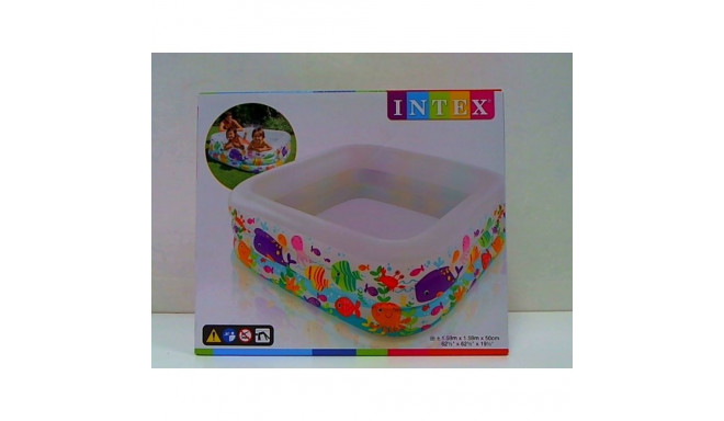 Intex 57471 maapealne täispuhutav ristkülikukujuline bassein