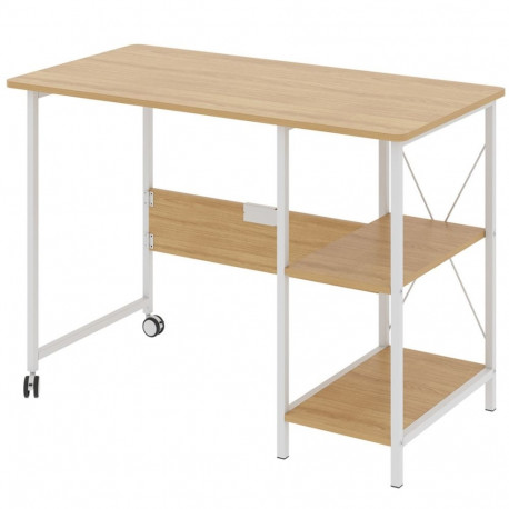 Maclean loft kokkupandav kirjutuslaud, mõõtmed: 107x45x75cm, max - 150 kg, pealmise osaga, hele pöög