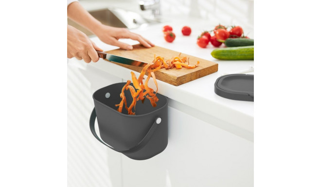 ROTHO Albula Anthracite - waste sorting container - 3,2l