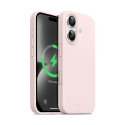 Crong Color Cover Magnetic - Etui iPhone 16 MagSafe (piaskowy róż)