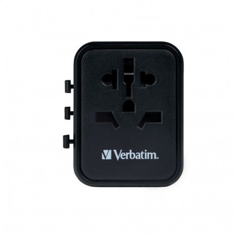 VERBATIM Universal Travel Adapter12W 2xUSB-A UTA-1 49543