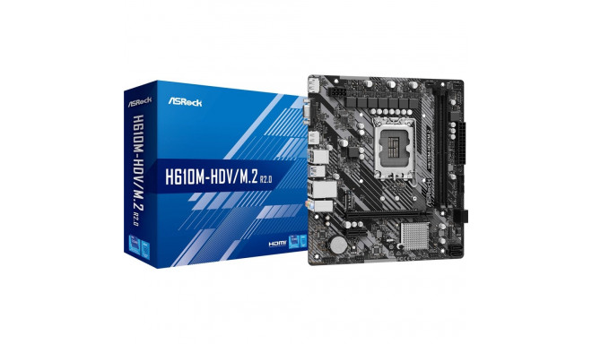 "1700 ASROCK H610M-HDV/M.2 R2.0 mATX D4"