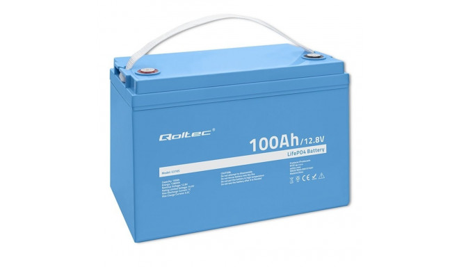 LiFePO4 battery 12.8V, 100Ah, 1280Wh,BM