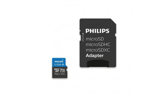 Philips FM51MP65B/00 memory card 512 GB MicroSDHC UHS-I Class 10