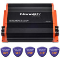 Qoltec Monolith 12 V Black, Orange