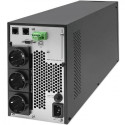 Qoltec 52281 uninterruptible power supply (UPS) Double-conversion (Online) 2 kVA 2000 W 3 AC outlet(