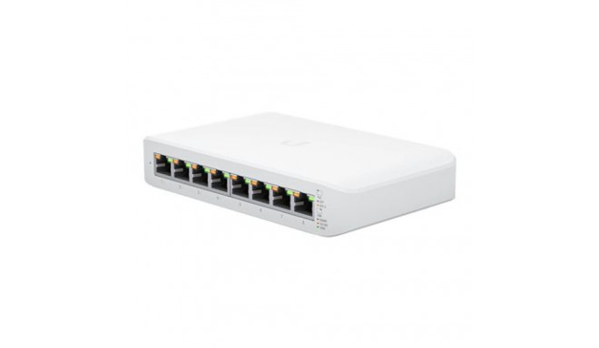 PoE Switch: 1 x GbE PoE+, 3 x PoE, 4 x GbE, kuni 30W pordi kohta, 52W