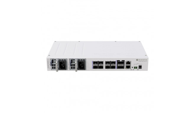 MIKROTIK CRS510-8XS-2XQ-IN 2x100 Gigabit QSFP28 porti 8x25 Gigabit SFP28 porti topelt kuumvahetus