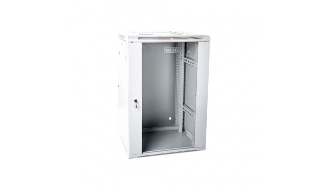 DIGITUS DN-WD19 12U/600 DIGITUS Wallmount cabinet 12U, double section, 600x6000mm, grey RAL 7035