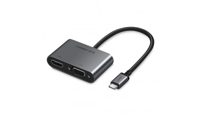 Ugreen CM162 50505 USB-C - HDMI / VGA / USB-A 3.0 / USB-C PD Adapter - Gray