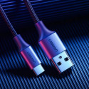 Ugreen US288 60127 USB-A / USB-C QC 3.0 3A 1.5m cable - gray