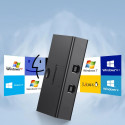 Ugreen switch switch 2xUSB-B - USB-A black (30345)
