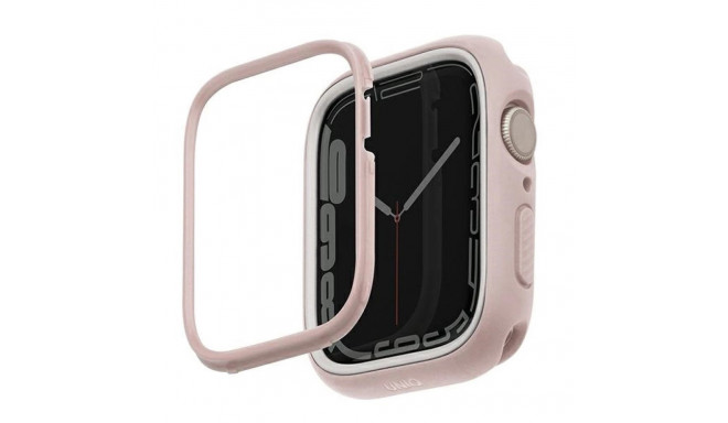 Uniq Moduo case for Apple Watch 4/5/6/7/8/SE/SE2 44/45mm - pink and white