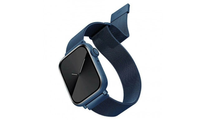 Uniq Dante Stainless Steel Strap for Apple Watch 1/2/3/4/5/6/7/8/SE/SE2 38/40/41mm - Blue