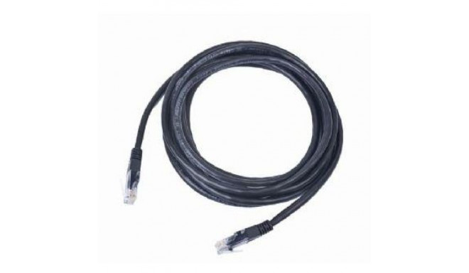 PATCH CABLE CAT5E UTP 1M/BLACK PP12-1M/BK GEMBIRD