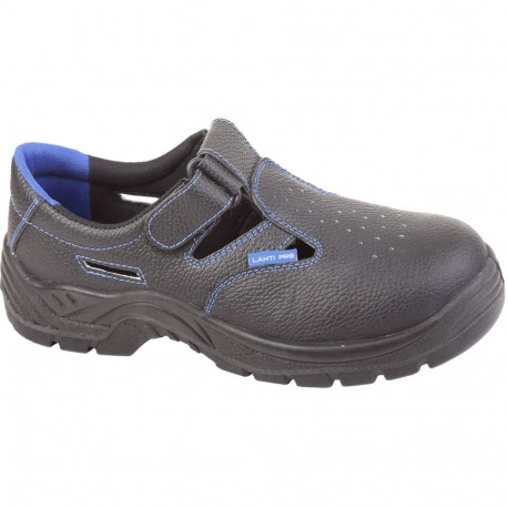 Sandały skórzane czar.-nieb., sb fo sr, "44", ce, lahti