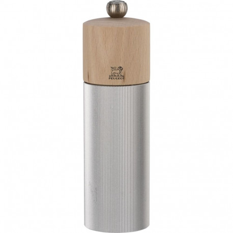 Peugeot Line Natural -suolamylly, 18 cm, puu/alumiini