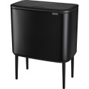 Brabantia Bo Touch Bin 11 + 23 ltr -roska-astia, mattamusta