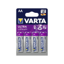 Varta Lithium Ultra liitiumpatarei, 4 tk AA (LR6) patareid
