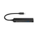 USB-jaotur Conceptronic HUBBIES12B Must (1 Ühikut)