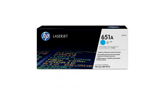 Originaalne Tooner HP 651A Must Fuksiinpunane