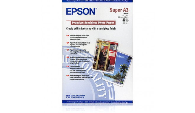 Satin Fotopaber Epson 2357142 A3 20 Lehed (1 Ühikut)