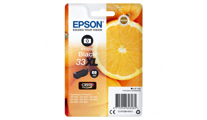 Картридж с оригинальными чернилами Epson C13T33614012 Чёрный