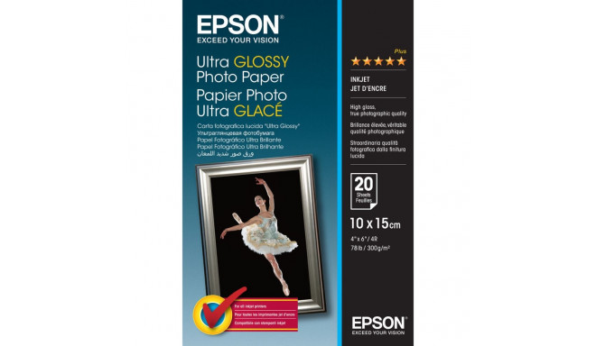 Ink and Photogrpahic Paper pack Epson C13S041926 A6 20 Sheets (1 Unit)