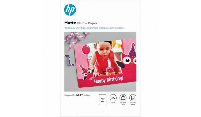 Ink and Photogrpahic Paper pack HP 7HF70A A4 25 Sheets 25 Units