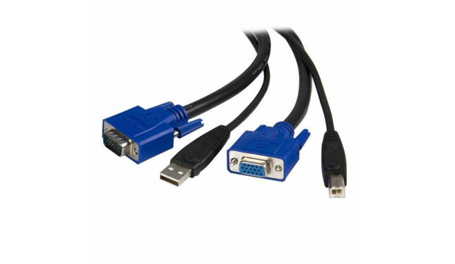 KVM slēdzis Startech SVUSB2N1_10          3 m