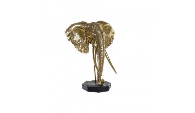 Decorative Figure DKD Home Decor Black Golden Elephant Oriental 60 x 36 x 73 cm