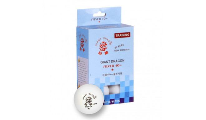 Ping pong ball SMJ Silver Star 6 pcs 8331